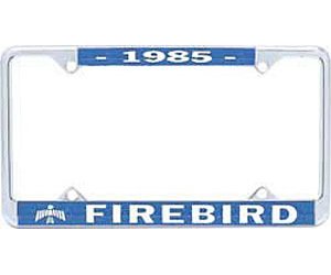 1985 Firebird License Plate Frame