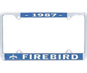 1987 Firebird License Plate Frame