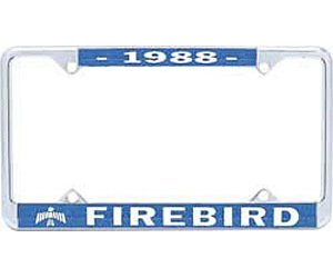 1988 Firebird License Plate Frame