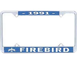 1991 Firebird License Plate Frame