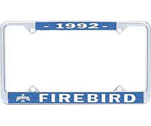 1992 Firebird License Plate Frame