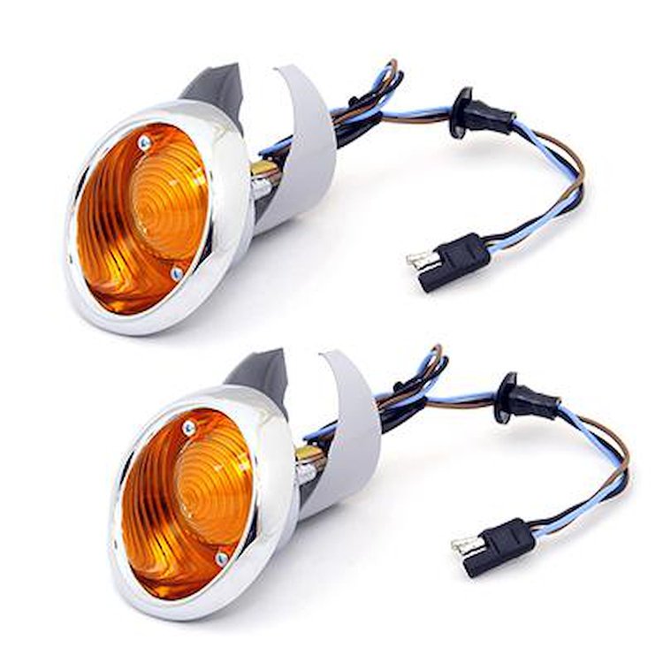 LK3 Park Lamp Set 1964-66 Mustang; LH And RH Assemblies