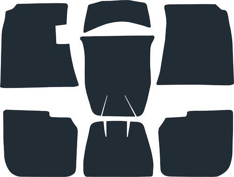 M10112 1965-70 Impala, Electra, 98, Bonneville, GM B-Body; Carpet Underlay and Sound Deadener Set; EVA; 9 Piece Set