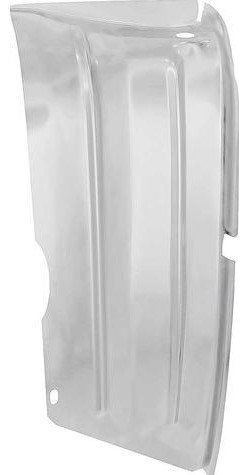 M1785W 1962-64 Impala, Bel Air, Biscayne; Outer Cowl Panel; Drivers Side; Silver Weld Thru Coating