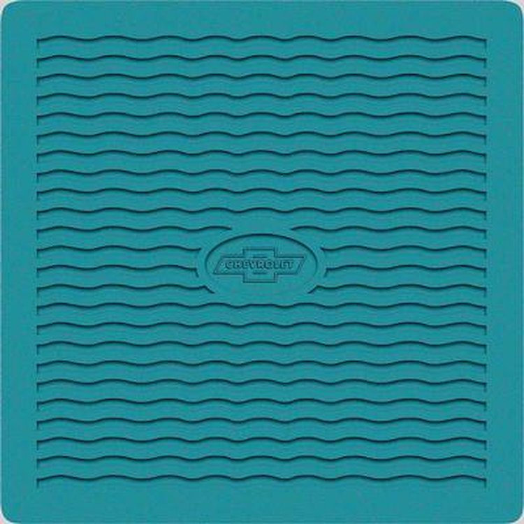 M55006 Accessory Front Floor Mats 1955-56 Bel Air, 150, 210, Nomad [Turquoise]