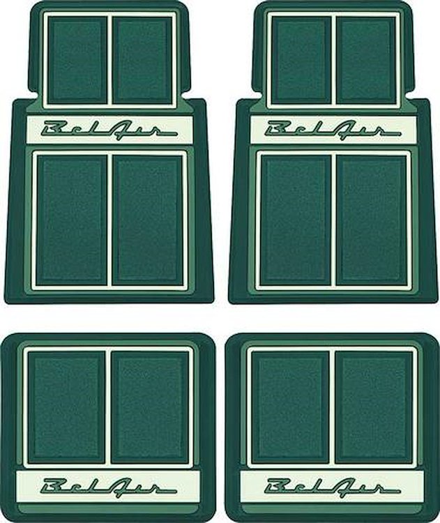 M55105 Carpet Floor Mat Set 1955-57 Chevy Bel Air