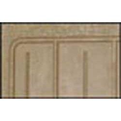 M61017 Bow Tie Rubber Floor Mat Set 1961-64 Chevrolet; w/o Console; Fawn; 2 Piece; Front And Rear