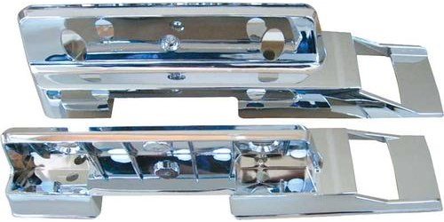 MA1532 Front Arm Rest Bases; 1967 Dart, Barracuda, Valiant; Chrome; Pair