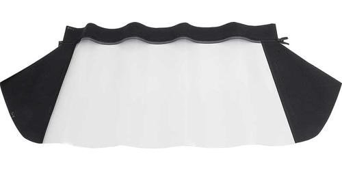 MA155902 1965-66 Dodge Dart GT, Convertible Rear Window, Plastic Curtain, Pinpoint Vinyl, Black