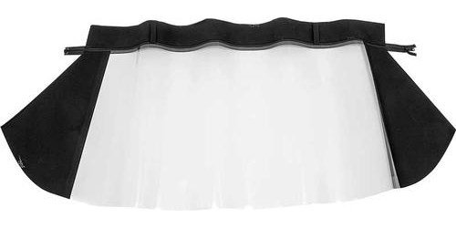 MA156102 1963-64 Plymouth Valiant; Convertible Rear Window; Plastic Curtain; Pinpoint Vinyl; Black