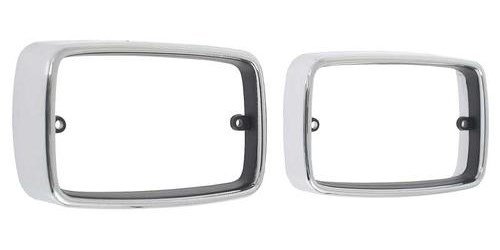 MA2076 Park Lamp Bezels-1970-72 Valiant, Duster, Scamp; Pair