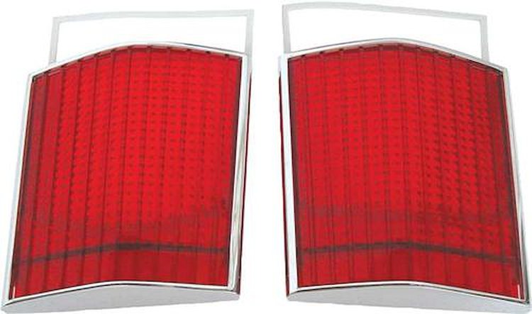 MA2080 1967 Dodge Dart, Tail Lamp Lens w/ Gaskets, Pair