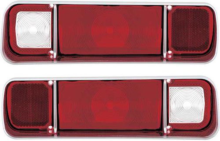 MA2083 Tail Lamp Lenses 1970 Dodge Dart; Pair