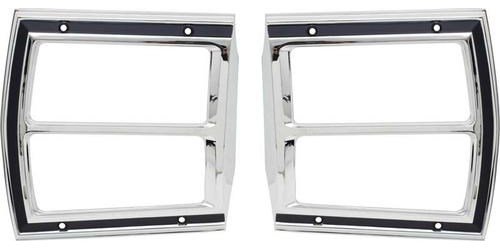 MA2089 Tail Lamp Bezels 1969 Dodge Dart; Pair
