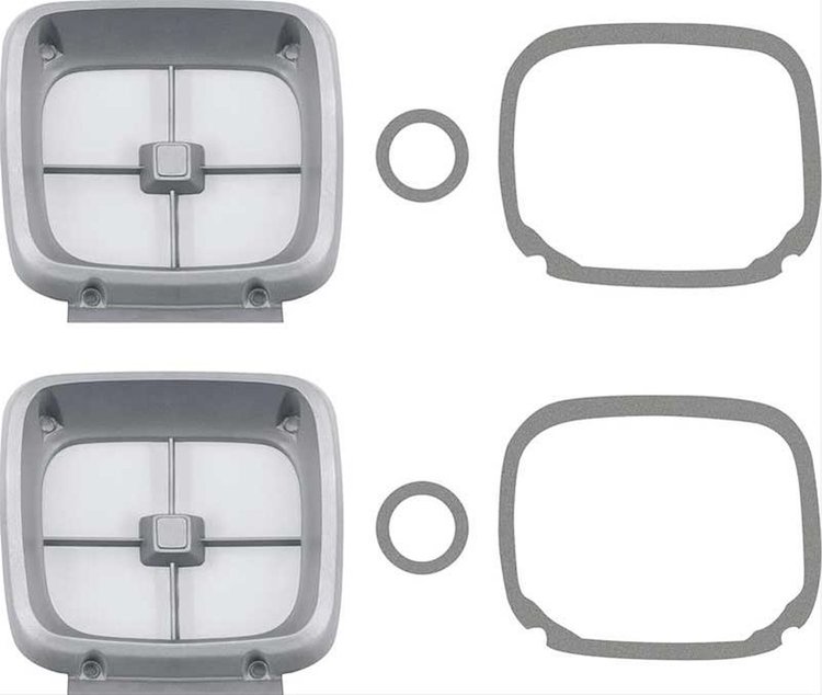 MA2099 Park Lamp Lens and Gasket Set 1972 Dodge Dart/Demon; 4-Piece Set