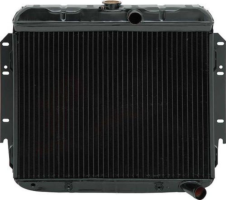 MA2255A Replacement Radiator 1966 Barracuda With 6 Cylinder And Automatic Trans 4 Row
