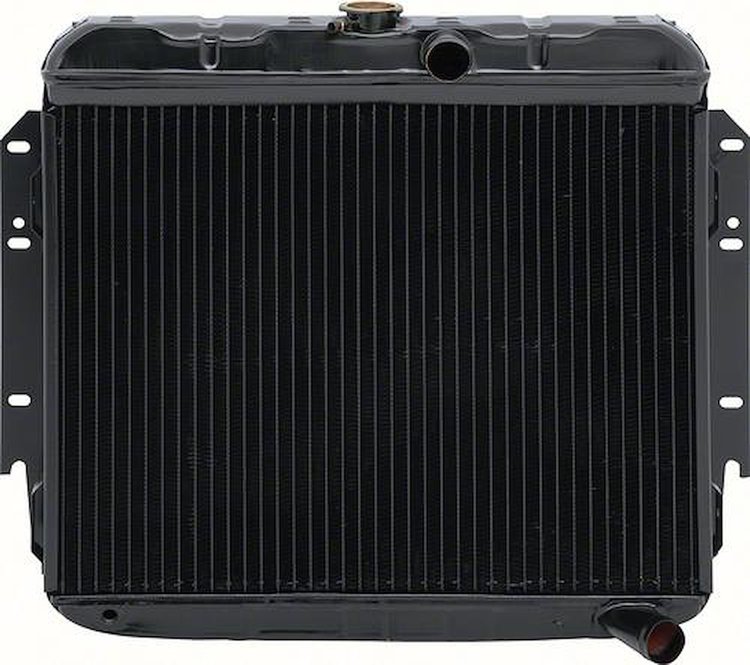 MA2255S Replacement Radiator 1966 Barracuda With 6 Cylinder And Standard Trans 4 Row
