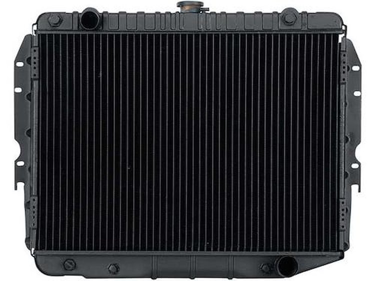 MA2264S Replacement Radiator 1973-76 Mopar A-Body V8 318Ci/340Ci/360Ci With Standard Trans 4 Row