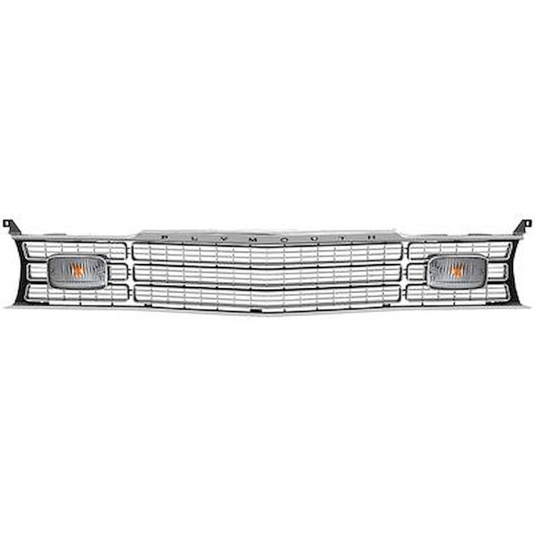 MA3004A 1973-74 Valiant, Duster, Scamp; Grill Kit; Without Headlight Bezels and Grill Molding