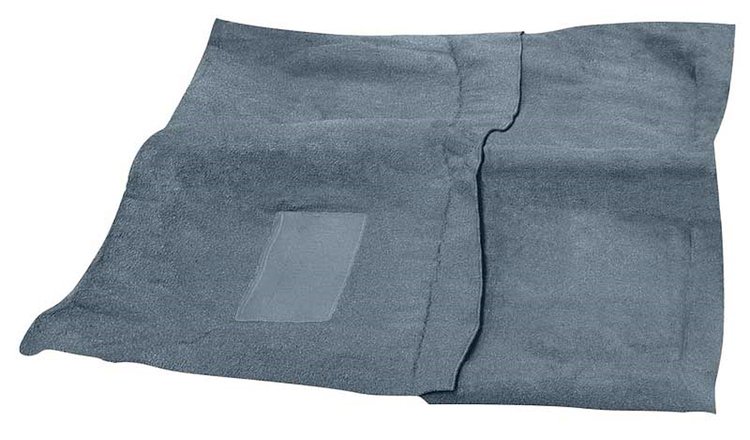 MA505522 Loop Carpet With Tails 1963-66 Dodge Dart Convertible With Auto Trans Gunmetal Gray
