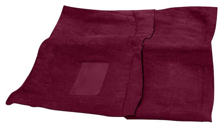MA510513 Complete 9-Piece Maroon Loop Carpet Set 1964 Barracuda With Auto Trans