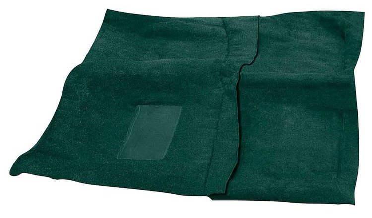 MA513508 Complete 6-Piece Dark Green Loop Carpet Set 1967-69 Barracuda 4 Speed
