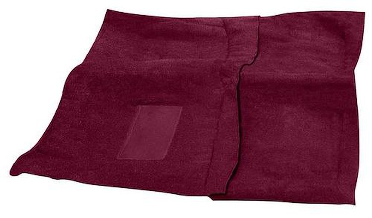 MA515513 Passenger Area Maroon Loop Carpet Set 1967-68 Barracuda 4 Speed