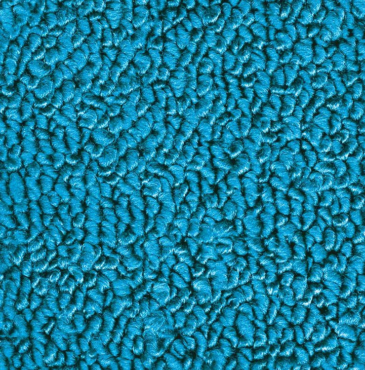 MA516509 Loop Carpet Set 1967-69 Barracuda Auto Trans Complete 7-Piece Medium Blue