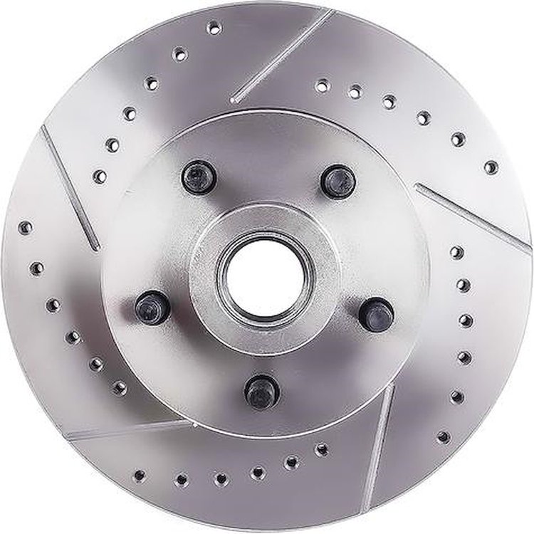 MA5314AL Brake Rotor; 1962-72 Dodge, Plymouth A-Body; Front; 11" Diameter; 5x4" Lug Pattern; Drilled and Slotted; RH