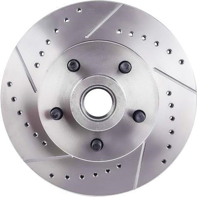 MA5314AR Brake Rotor; 1962-72 Dodge, Plymouth A-Body; Front; 11" Diameter; 5x4" Lug Pattern; Drilled and Slotted; LH