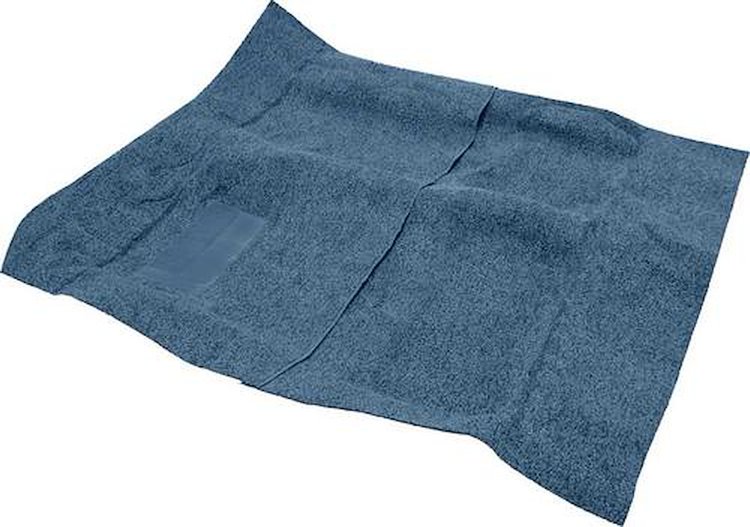 MA546818 Interior Molded Carpet 1974-76 Dodge Dart Sport, Plymouth Duster; Cut Pile; 2-Door; Auto Trans; Ocean Blue