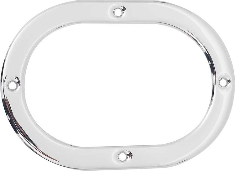 MA761 1966-76 Mopar A-Body, Upper Shift Boot Bezel, Manual Trans, Chrome