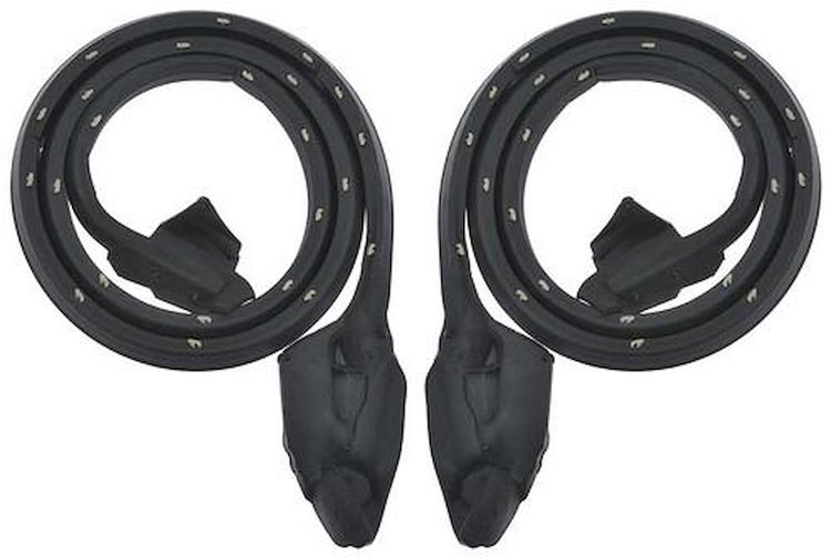 MA9818 Door Frame Weatherstrip 1973-76 Dart, Swinger, Duster, Scamp; 2 door; Hardtop; Pair