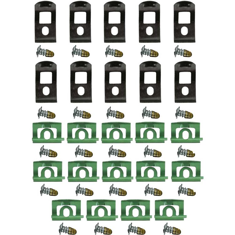 MB1163B Front Windshield Molding Clip Set 1966-67 Charger, Coronet, Belvedere, Satellite