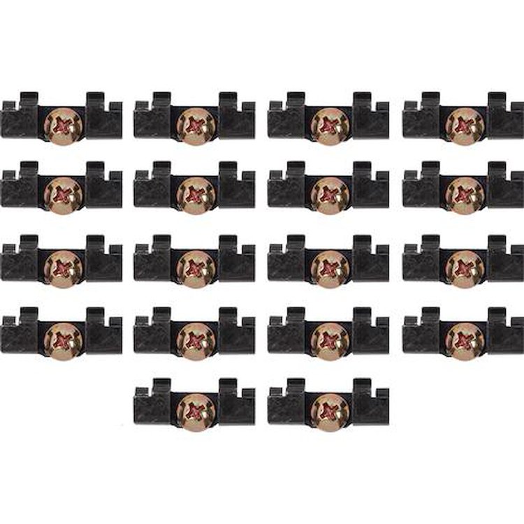 MB1165 Front Windshield Molding Clip Set; 1962-1965 330, 440, Coronet, Belvedere, Savoy, Satellite; 18 Piece
