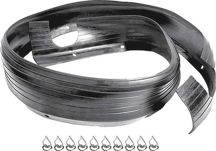 MB1249 1968-69 Coronet, Charger, Road Runner, Satellite; Hood To Radiator Support Seal; with Hardware