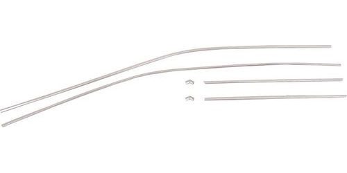 MB1679 Roof Drip Rail Molding Set 1968-70 Dodge, Plymouth; B-Body; 6 Piece Set