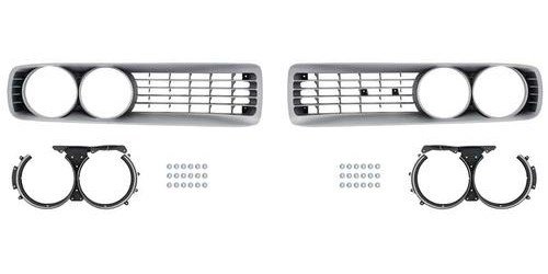 Front Grille Assembly 1972 Dodge Charger - Silver Finish