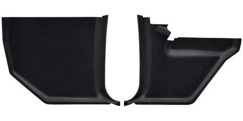 MB1968100 Kick Panels 1966-70 Mopar B-Body Black; Pair