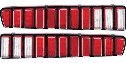 MB2145 Tail Lamp Lens Set 1973-74 Dodge Charger; Pair