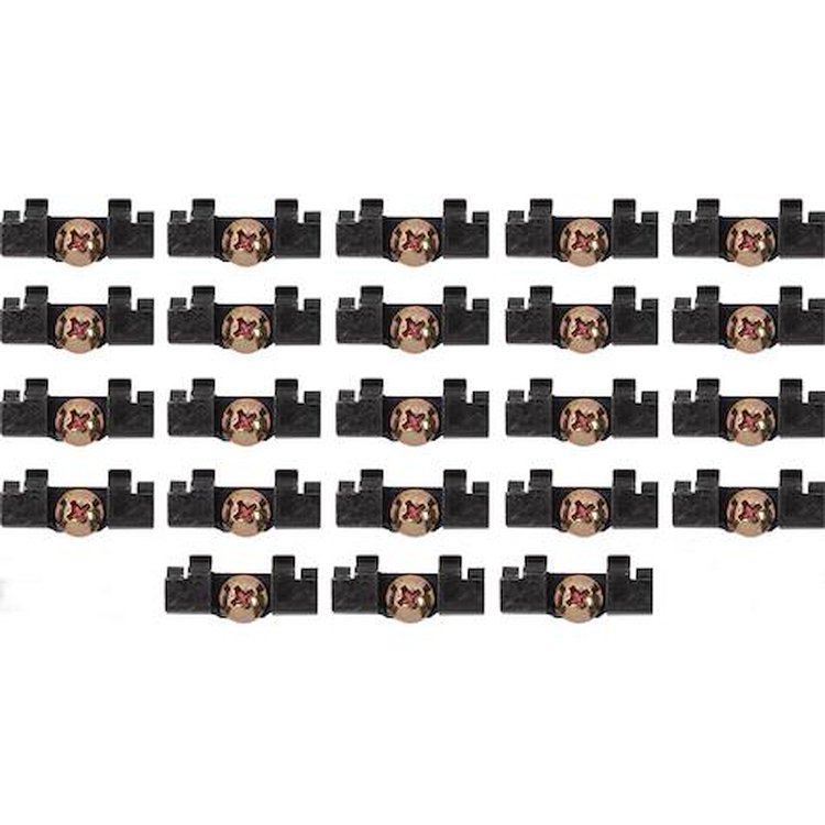 MB2213 Rear Window Molding Clip Set; 1962 Dodge, Plymouth B-Body; 2 or 4 Door Sedan, Hardtop; Set Of 23
