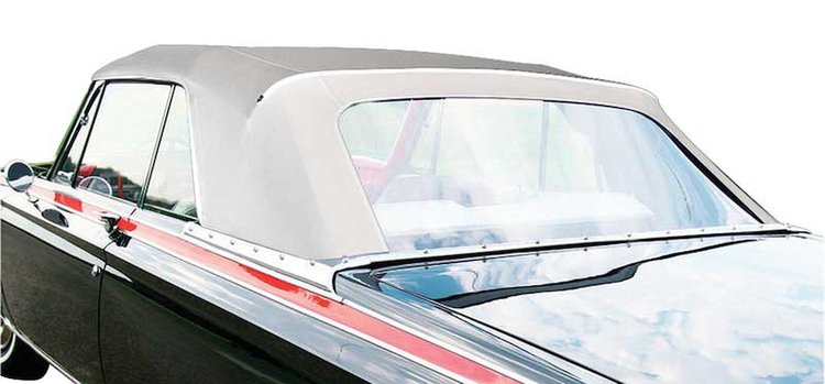 MB230001 1964-65 Dodge, Plymouth B-Body; Convertible Top; Pinpoint; White