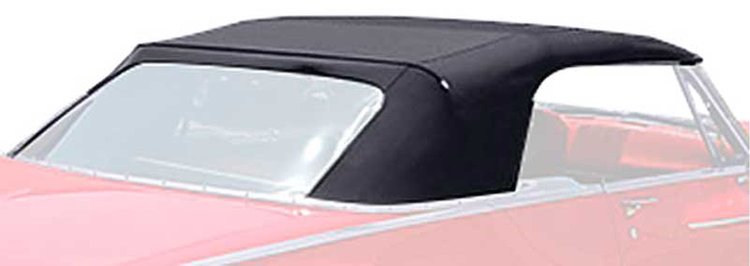 MB230302 1962 Dodge Dart / Plymouth Fury / Sport Fury; Convertible Top; Pinpoint; Black