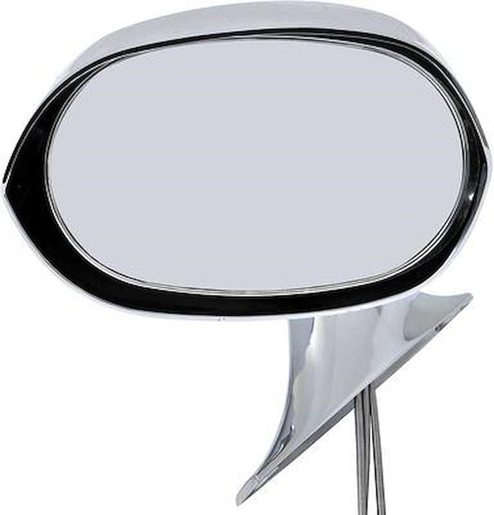 1973-74 Mopar B-Body Chrome Remote Outer Door Mirror LH