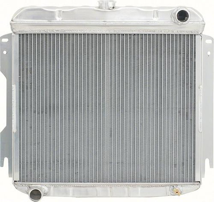 MB2354S Radiator 1963-64 Dodge B-Body L6 225Ci With Standard Trans 2 Row Aluminum Desert Cooler