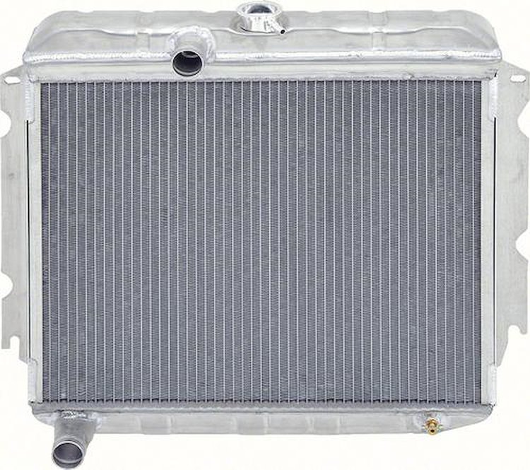 MB2355S Radiator 1966-69 Mopar B-Body 318Ci, 340Ci V8 With Std Trans 22" Wide 2 Row Aluminum Desert Cooler