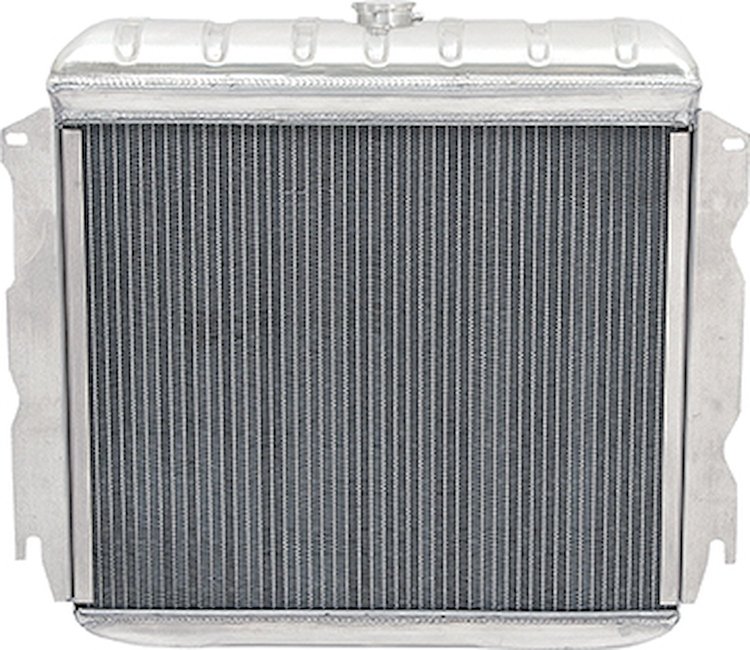 MB2356S Radiator 1966-69 Mopar B-Body 383/426/440 V8 With Std Trans 22" Wide 2 Row Aluminum Desert Cooler