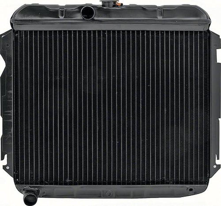 MB2367S Replacement Radiator 1966-69 Mopar B-Body V8 318Ci/340Ci With Standard Trans 3 Row 22" Wide