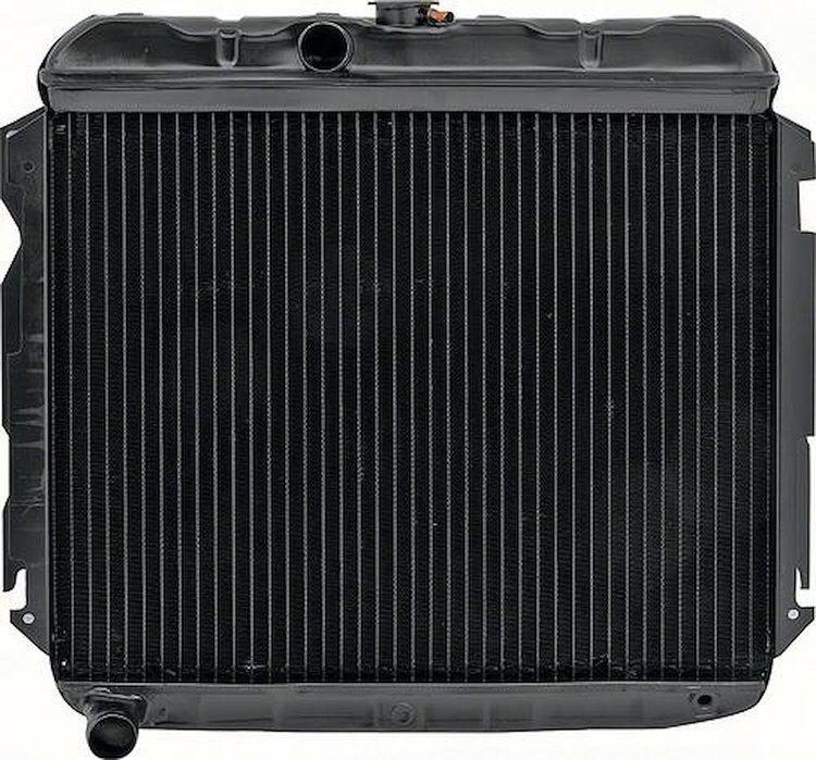 MB2368S Replacement Radiator 1966-69 Mopar B-Body V8 318Ci/340Ci With Standard Trans 3 Row 26" Wide