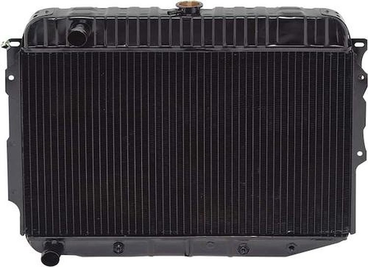 MB2381A Replacement Radiator 1966-69 Mopar B-Body Small Block V8 With Automatic Trans 4 Row 26" Wide